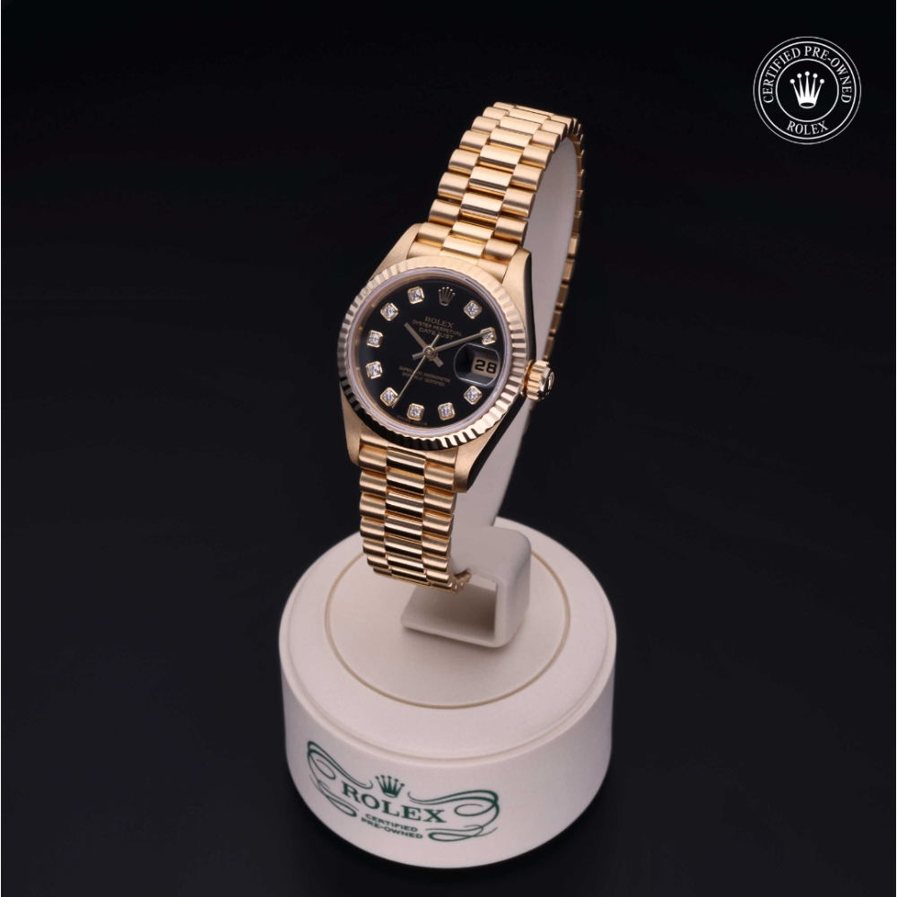 Rolex Certified Pre-Owned Oyster Perpetual 26 in Oro 18 CT.G, 69178 | Verga 1947