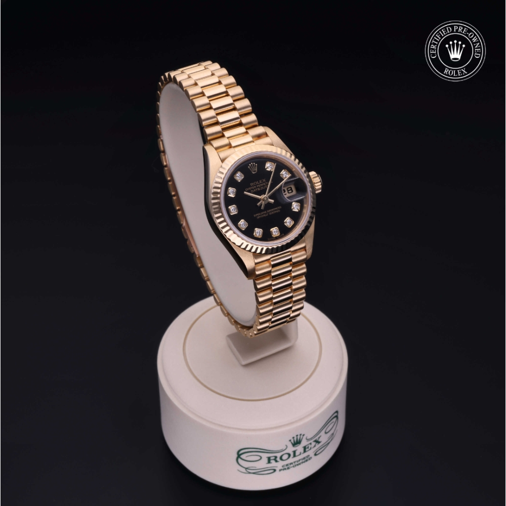 Rolex Certified Pre-Owned Oyster Perpetual 26 in Oro 18 CT.G, 69178 | Verga 1947