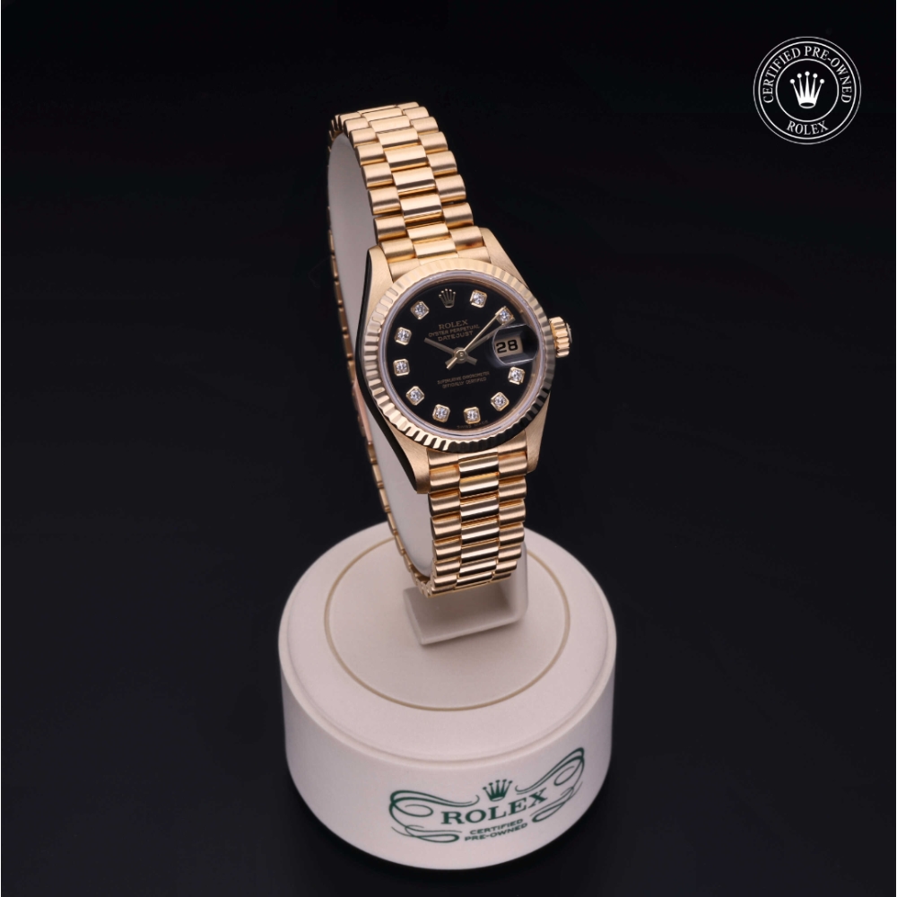 Rolex Certified Pre-Owned Oyster Perpetual 26 in Oro 18 CT.G, 69178 | Verga 1947